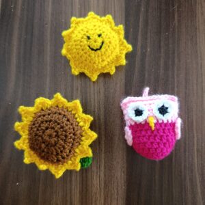 Introducing our adorable crochet keychains!