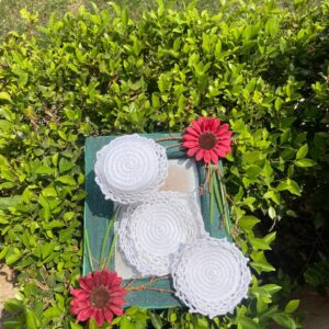Handmade Crochet Glass Covers - Add a Touch of Elegance to Your Home!