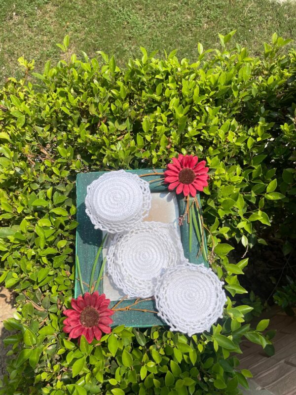 Handmade Crochet Glass Covers - Add a Touch of Elegance to Your Home!